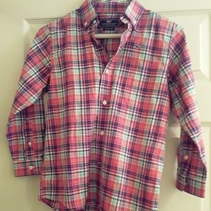 Vineyard Vines Boys Whale Button Down Shirt